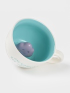 Кружка Доляна «Облачко», 475 мл, керамика, с фигуркой, белая, бирюзовая - Фото 3