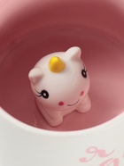 Кружка Доляна «Единорожка», 360 мл, керамика, с фигуркой, белая, розовая - Фото 4