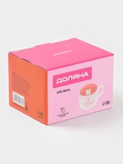 Кружка Доляна «Единорожка», 360 мл, керамика, с фигуркой, белая, розовая - Фото 6