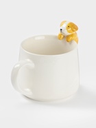 Кружка Доляна «Собачка», 400 мл, керамика, с фигуркой, белая - Фото 2