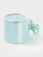 Кружка Доляна «Бантик», 380 мл, керамика, бирюзовая - Фото 4