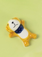 Набор детской посуды Доляна «Верный друг», 3 предмета: кружка 350 мл, супница 450 мл, тарелка, керамика, зелёный, белый - Фото 4