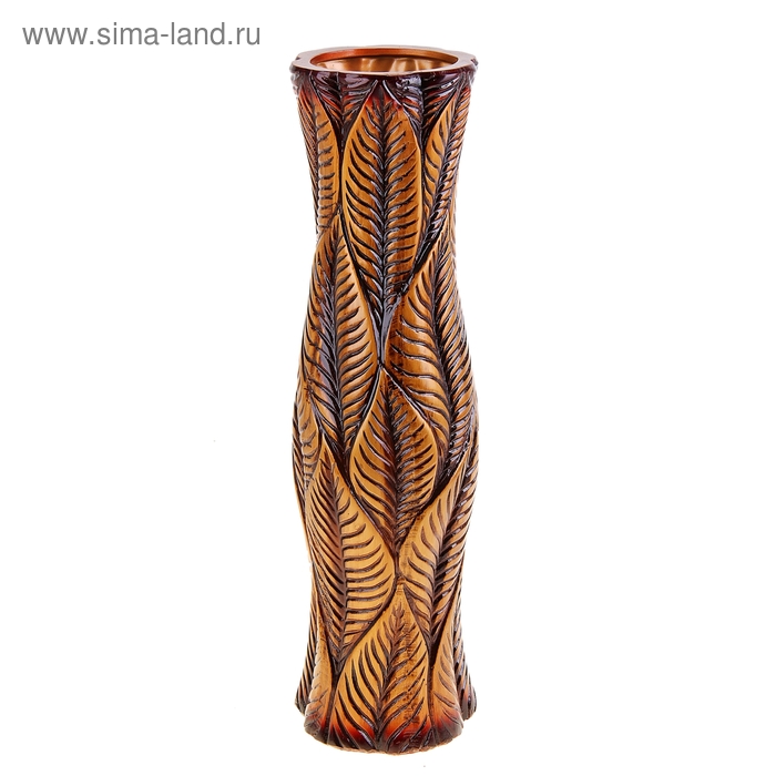 ваза керам напол растительный орнамент 60 см - Фото 1