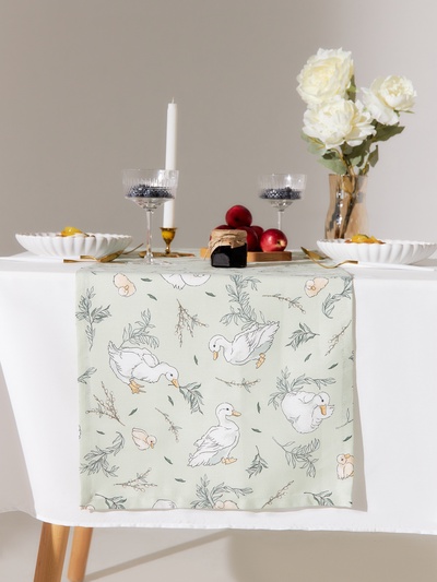 Дорожка Доляна Divine day 40×146 см, рогожка 164 г/м², 100% хлопок