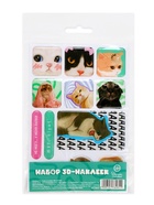 Объёмные 3D стикеры на телефон «Коты», 12 шт 10776261 - фото 16895656