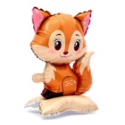 Воздушный шар фольгированный 24" «Лисичка», на подставке, под воздух - Фото 2