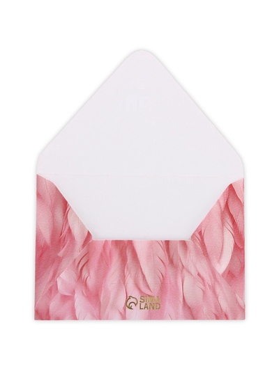 Конверт подарочный «От всей души», акварельный картон, тиснение, 11 х 16 см