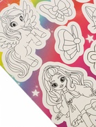 Наклейки детские «Пони», c раскраской, 11 х 16 см (комплект 10 шт) - фото 35895149