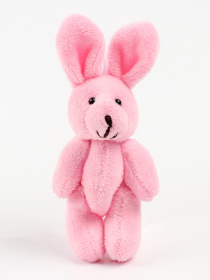 Мягкая игрушка «Зайчик», МИКС, 8×4×4 см - Фото 1
