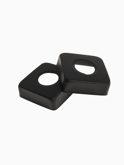 Отражатель для смесителя ZEIN Z5, 3/4", 2 шт., 63×63 мм, высота 19 мм, нерж. сталь, черный