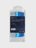 Нитки мулине TEIRA, 8±1 м, набор 7 шт., хлопок, голубые - Фото 6