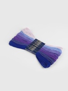 Нитки мулине TEIRA, 8±1 м, набор 7 шт., хлопок, фиолетовые - Фото 4