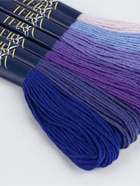 Нитки мулине TEIRA, 8±1 м, набор 7 шт., хлопок, фиолетовые - Фото 5