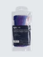 Нитки мулине TEIRA, 8±1 м, набор 7 шт., хлопок, фиолетовые - Фото 7