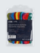 Нитки мулине TEIRA, 8±1 м, набор 12 шт., хлопок, разноцветные - Фото 7