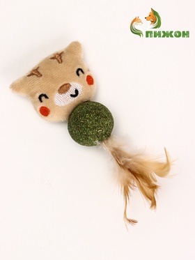 Игрушка с кошачьей мятой «Животные», 18 см, Микс видов