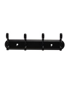 Вешалка ТУНДРА TVF001, металлическая, четырехрожковая, цвет черный - Фото 3