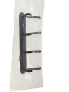 Вешалка ТУНДРА TVF001, металлическая, четырехрожковая, цвет черный - Фото 6