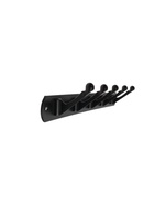 Вешалка ТУНДРА TVP001, металлическая, пятирожковая, цвет черный - Фото 4