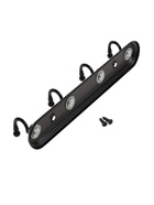 Вешалка ТУНДРА TVF003, металлическая, четырехрожковая, цвет черный - Фото 5