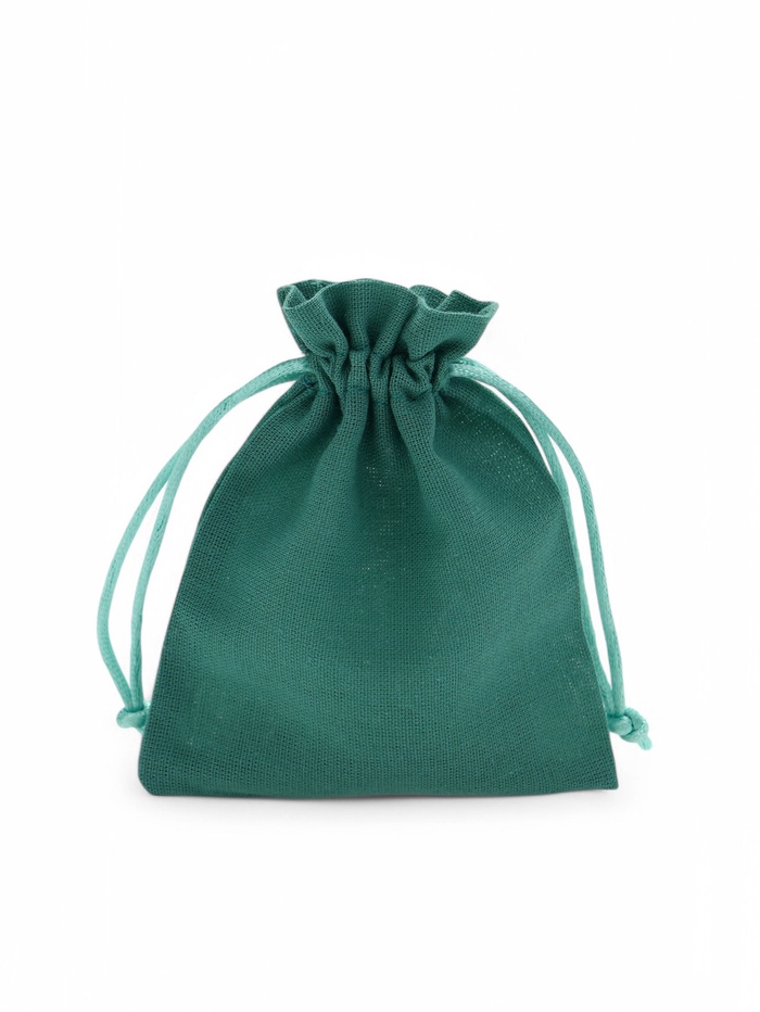 Мешочек подарочный «Хлопок», 10×12 см, тиффани - Фото 1