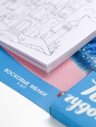 Набор: блок листов с раскраской и восковые мелки "С 8 марта. Девочка с тюльпанами" - фото 808738503