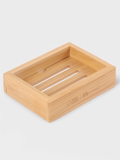 Набор аксессуаров для ванной SAVANNA BAMBOO, дозатор, стакан, мыльница