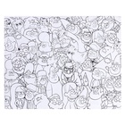 УЦЕНКА Картина по номерам «Большой мир» Гравити Фолз 40×50 см 10866063