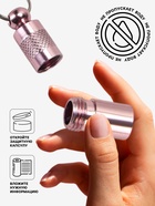 Адресник-капсула под записку, 0.9×2.75 см, розовый - Фото 3