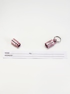 Адресник-капсула под записку, 0.9×2.75 см, розовый - Фото 6