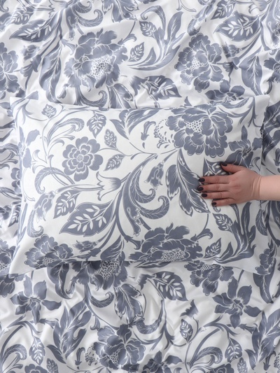 КПБ 1,5сп LoveLife Цветы 150*225см, 150*225см, 50*70см-1шт, 75гр/м2, микрофибра