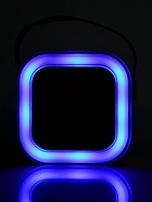 Караоке детское беспроводное, 2 микрофона, bluetooth, 5 режимов подсветки, звук, свет, бежевый - Фото 12