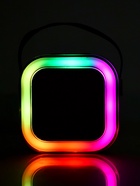 Караоке детское беспроводное, 2 микрофона, bluetooth, 5 режимов подсветки, звук, свет, бежевый - Фото 10