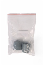 Набор усиленных наконечников для костылей, трости, усилен шайбой, 25 мм, 2 шт., серые - Фото 3