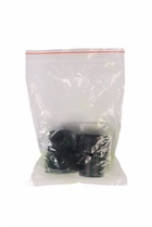 Набор усиленных наконечников для костылей, трости, усилен шайбой, 25 мм, 2 шт., чёрные - фото 34423629