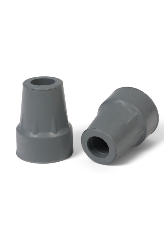 Набор усиленных наконечников для костылей, трости, усилен шайбой, 19 мм, 2 шт. - Фото 1