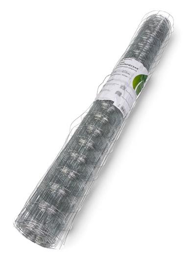 Сетка оцинкованная, сварная, 10×1 м, ячейка 50×50 мм, d=0.7 мм, Greengo