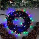 УЦЕНКА Гирлянда «Нить», 20 м, IP44, тёмная нить, 200 LED, свечение мульти, 8 режимов, 220 В - Фото 5
