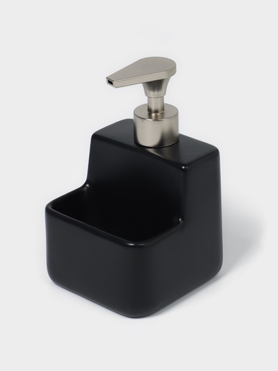 Дозатор для моющего средства с подставкой для губки SAVANNA