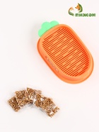 Проращиватель травы для кошек 15×10×4 (семена овса), оранжевый - Фото 1