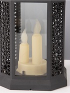 Светодиодная свеча в подсвечнике RISALUX «Восточные свечи», LED-ночник, 1.5 Вт, 3×ААА, 15.5×15.5×34 см - Фото 4