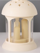 Светодиодная свеча в подсвечнике RISALUX «Свечи в звездах», LED-ночник, 1.5 Вт, 3×ААА, 12×12×23 см - Фото 4