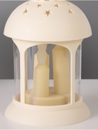 Светодиодная свеча в подсвечнике RISALUX «Свечи в звездах», LED-ночник, 1.5 Вт, 3×ААА, 12×12×23 см - Фото 8