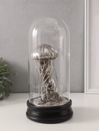 Фигурка в колбе «Медуза», полистоун, серебро, 14×14×30 см - Фото 4