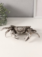 Фигурка «Серебристый краб», полистоун, 30×19.5×7 см - Фото 1