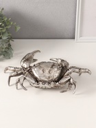 Фигурка «Серебристый краб», полистоун, 30×19.5×7 см - Фото 3