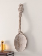 Панно настенное полистоун «Винтажная ложка», декор, белая патина, 12×43.5×5 см - Фото 2