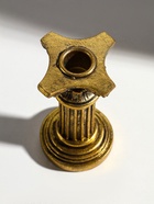 Подсвечник на 1 свечу «Колонна Афродиты», полистоун, состаренное золото, 7×7×13.5 см - Фото 4