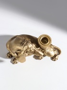 Подсвечник на 1 свечу «Шарж. Такса», полистоун, золото, 19×11×13 см - Фото 7