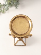 Подсвечник на 1 свечу «Зеркальная геральдическая лилия», полистоун, 14×11×38.5 см - Фото 6